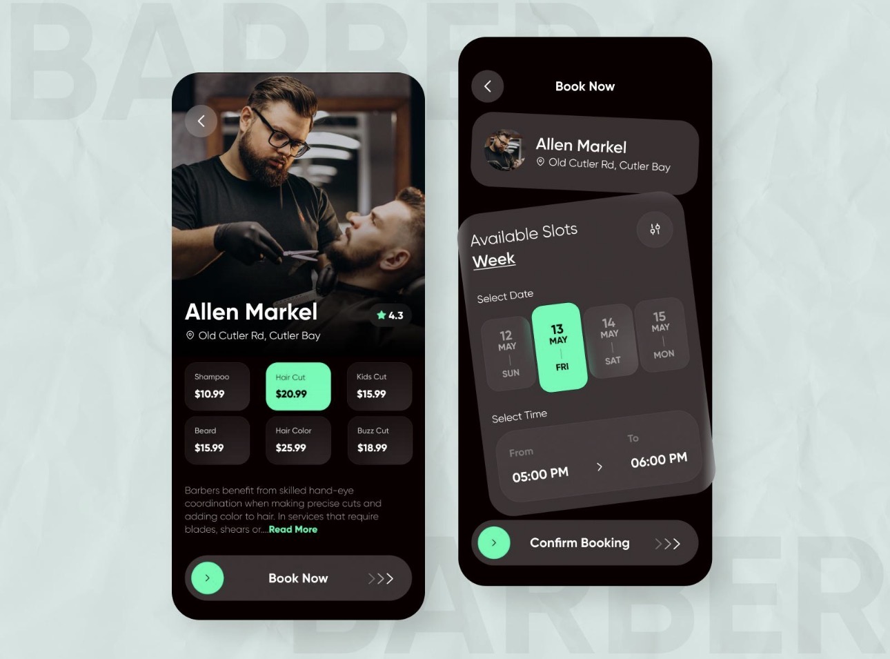 Barber Booking App